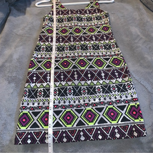 ✨FREE w/ $25 Purchase✨ Divided Cotton Bodycon Mini Dress Neon - Picture 5 of 8